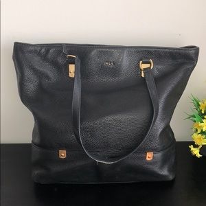 Ralph Lauren leather tote bag